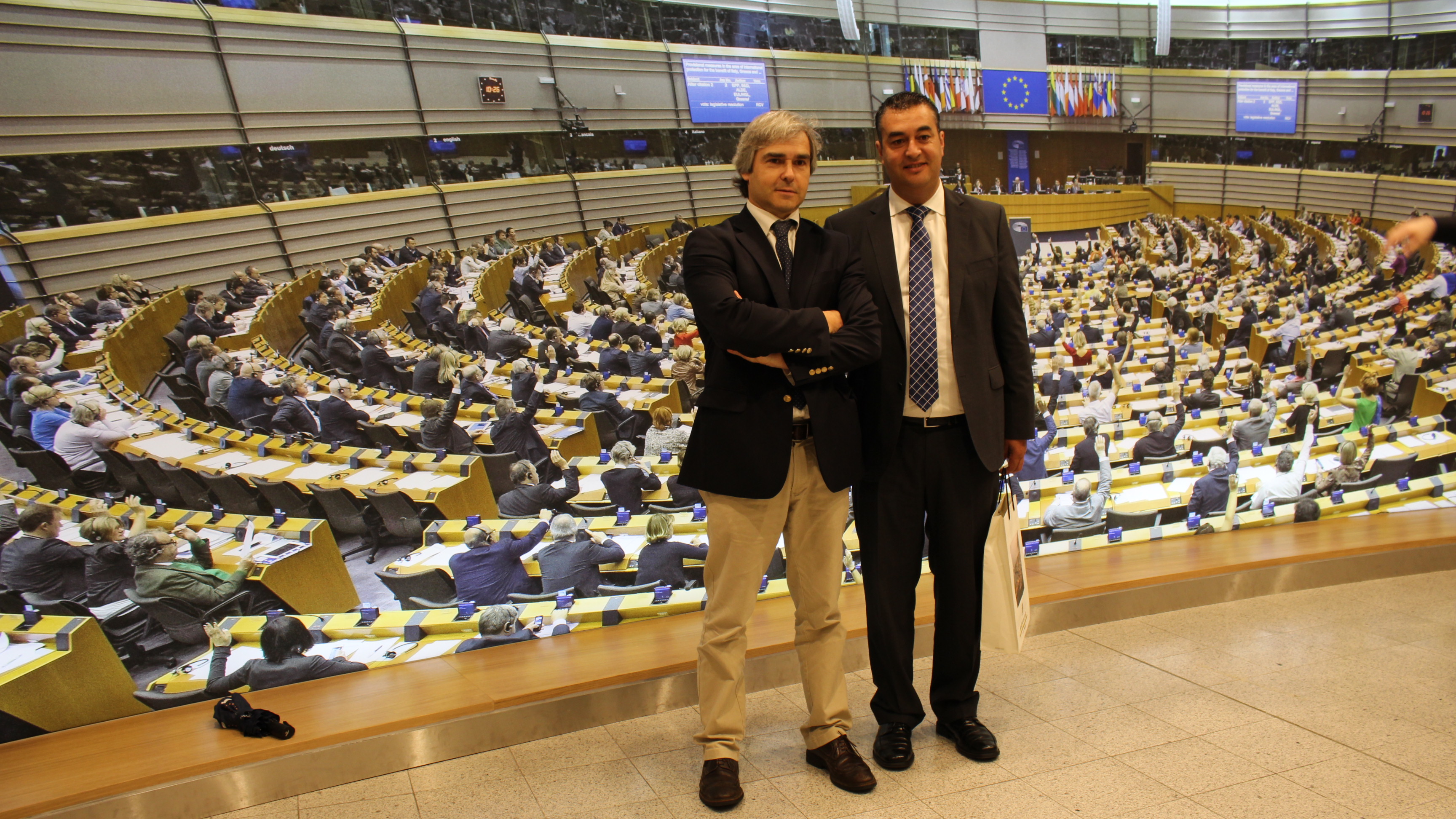Luís Silveira visita Parlamento Europeu, em Bruxelas (c/áudio)