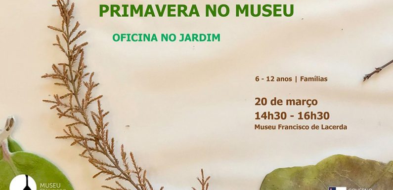 Museu Francisco de Lacerda promove oficina “Primavera no Jardim”