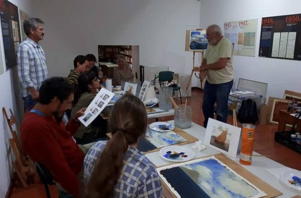 Museu Francisco Lacerda promoveu Workshop de Pintura em Acrílico e prepara sessão para bebés este sábado (c/áudio)