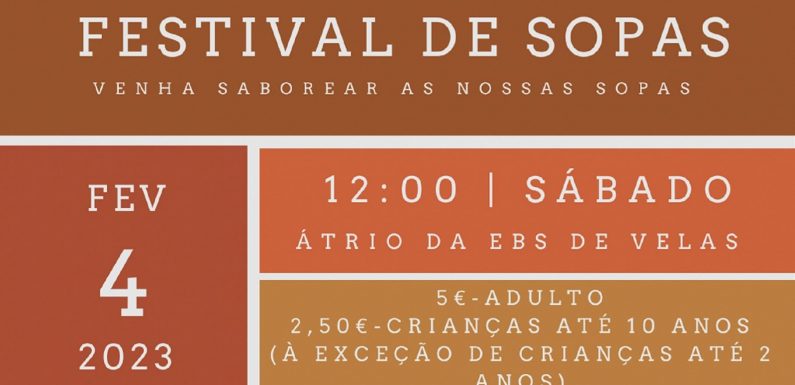 Festival de Sopas na Escola Básica e Secundária de Velas