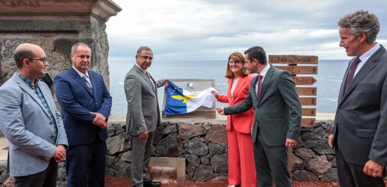 Presidente do Governo inaugurou empreitada de estabilização da zona costeira da Fajã das Pontas, em São Jorge