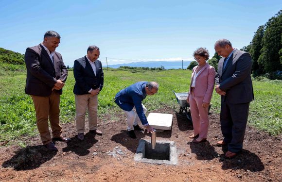 Lançada a primeira pedra da obra do novo Matadouro de São Jorge