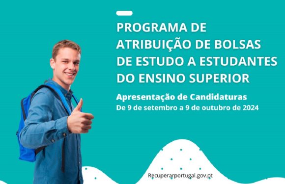Candidaturas a bolsas de estudo para estudantes do Ensino Superior decorrem até 9 de outubro