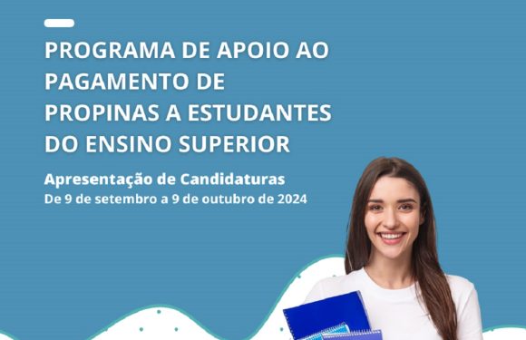 Abertas candidaturas para apoio ao pagamento de propinas