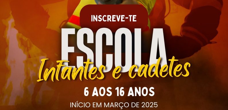 Abertas inscrições para a Escola de Infantes e Cadetes na Associação Humanitária dos Bombeiros Voluntários da Calheta