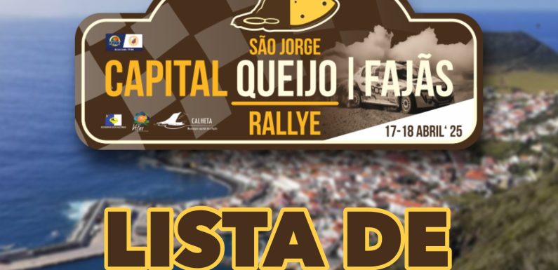 22 os inscritos no I Rallye Capital do Queijo e das Fajãs